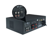 160W Dual Zone Professional Bluetooth Amplifier with Optical Input 182C