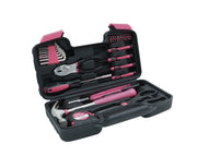 39 Piece DIY Tool Kit Hammer Screwdriver Pliers Girls Pink