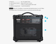 AROMA 10W Portable Guitar Amplifier Black AG10-BLK