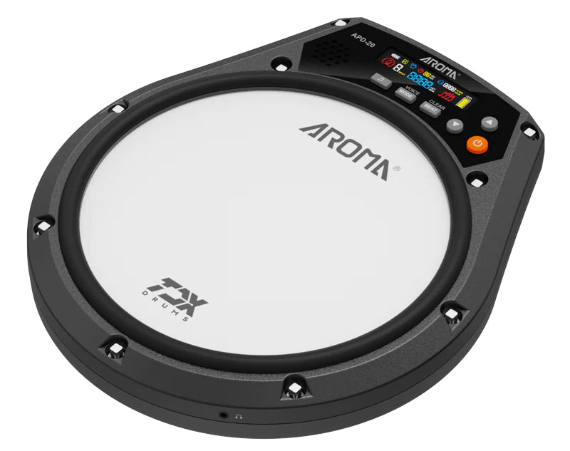 Aroma Digital 8" Drum Practice Pad Mesh Head Metronome Speed Trainer APD20