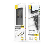 3.5mm Audio AUX-AUX Cable 1m Plated Connectors AU107