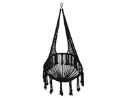 Equip Avocado Macrame Hanging Chair Black