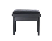 Premium Height Adjustable Padded Piano Stool with Internal Storage BA222