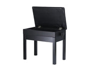 Premium Height Adjustable Padded Piano Stool with Internal Storage BA222