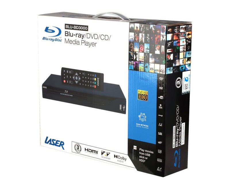 LASER *REFURBISHED* BLU-RAY Player Multi-Region HDMI Digital 7.1 With LAN For DLNA