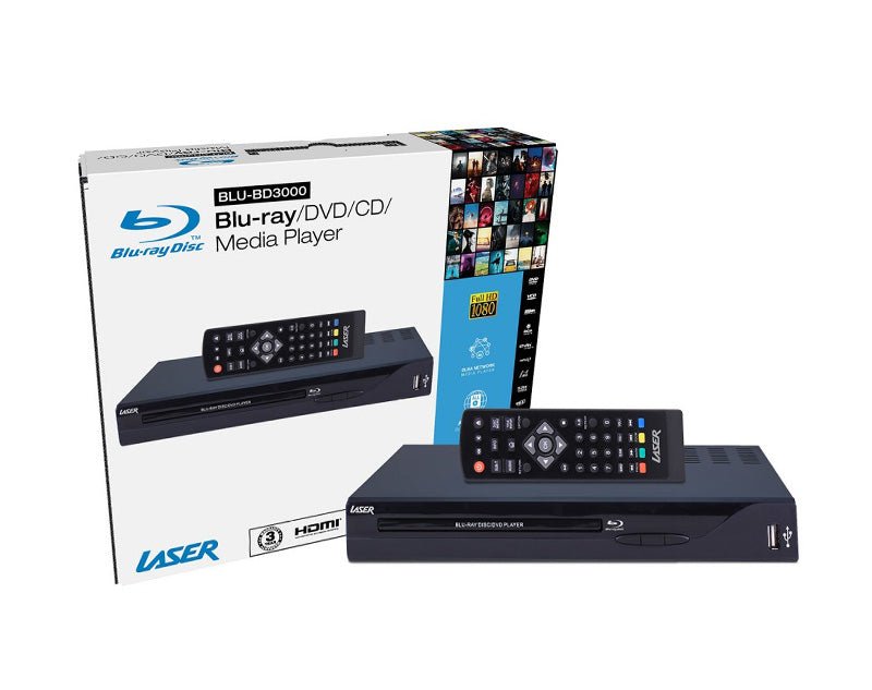 LASER *REFURBISHED* BLU-RAY Player Multi-Region HDMI Digital 7.1 With LAN For DLNA
