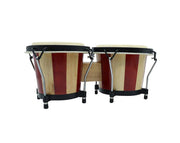 Freedom 6" & 7" Bongo Drums Striped ZHB-107-STR