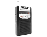 CMIK Portable AM FM Radio Built-in Speaker Earphone Jack AAA Batteries MK-203