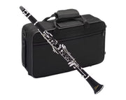 Student Clarinet Black Wood Finish Bb 17 Key with Soft Case MK-104