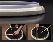 Donner 12" Drum Practice Pad With Sticks Grey DTB-1-GRY