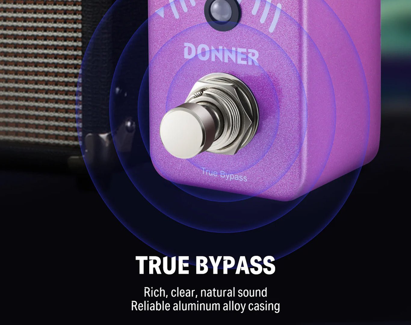 Donner Dynamic Wah-Wah Pedal Filter Effect EC1005