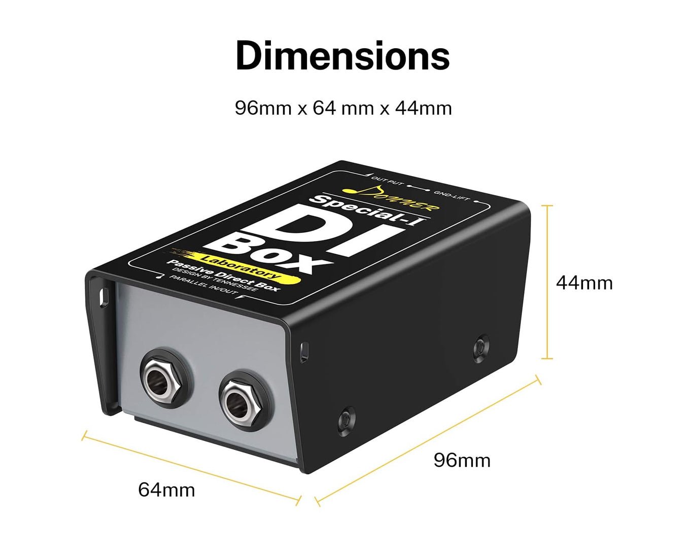 Donner Special-Ⅰ High-Performance Passive DI-Box Unit Balanced & Unbalanced XLR DONNERDI