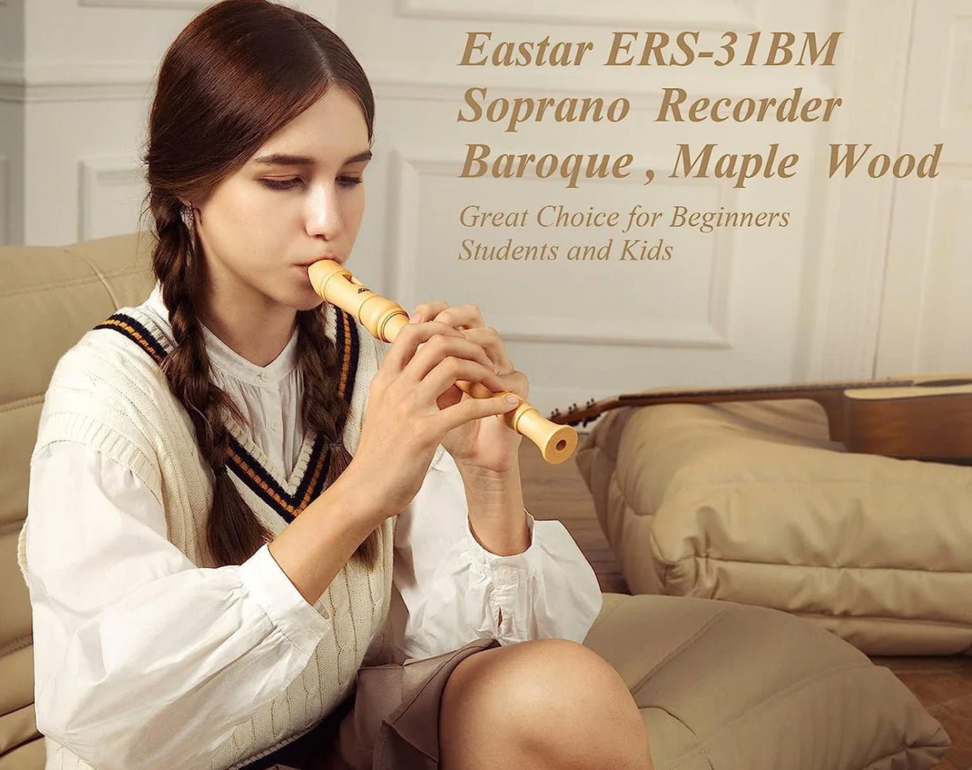 Eastar C Key Soprano Recorder Students Beginners ERD-31BM