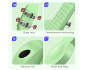 DONNER 23" Carbon Fibre Concert Ukulele 4 String Bundle Green EC1367