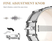 Eastar 5 Piece Birch Acoustic Drum Kit EDS-580 Silver Sparkle