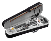 Freedom Student Electric Violin with Case Black White Natural EV31