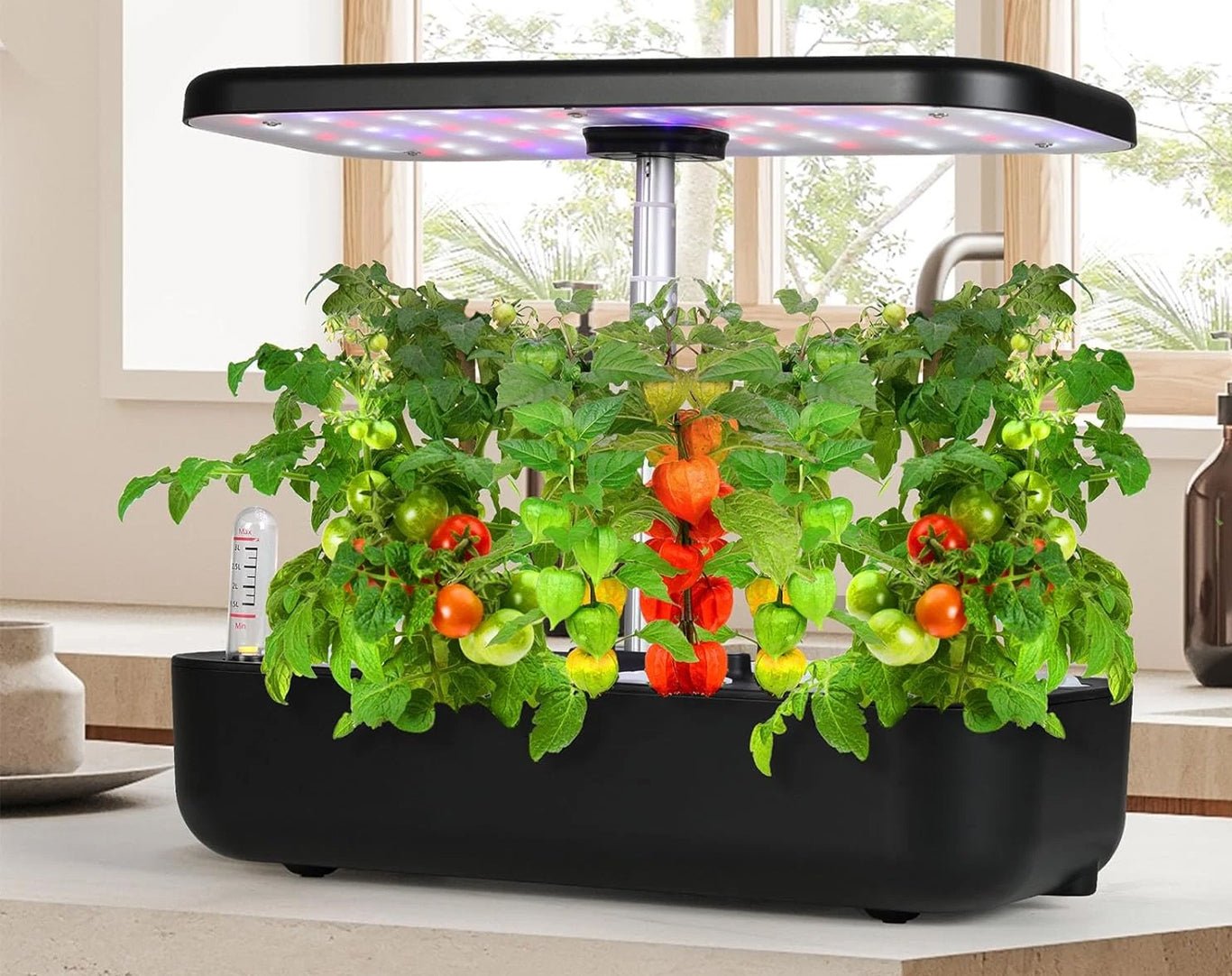 Hydroponic Growing System 12 Pots Indoor Garden with LED Grow Light