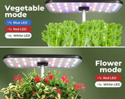Hydroponic Growing System 12 Pots Indoor Garden with LED Grow Light