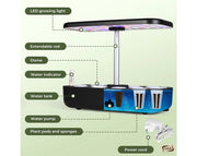 Hydroponic Growing System 12 Pots Indoor Garden with LED Grow Light