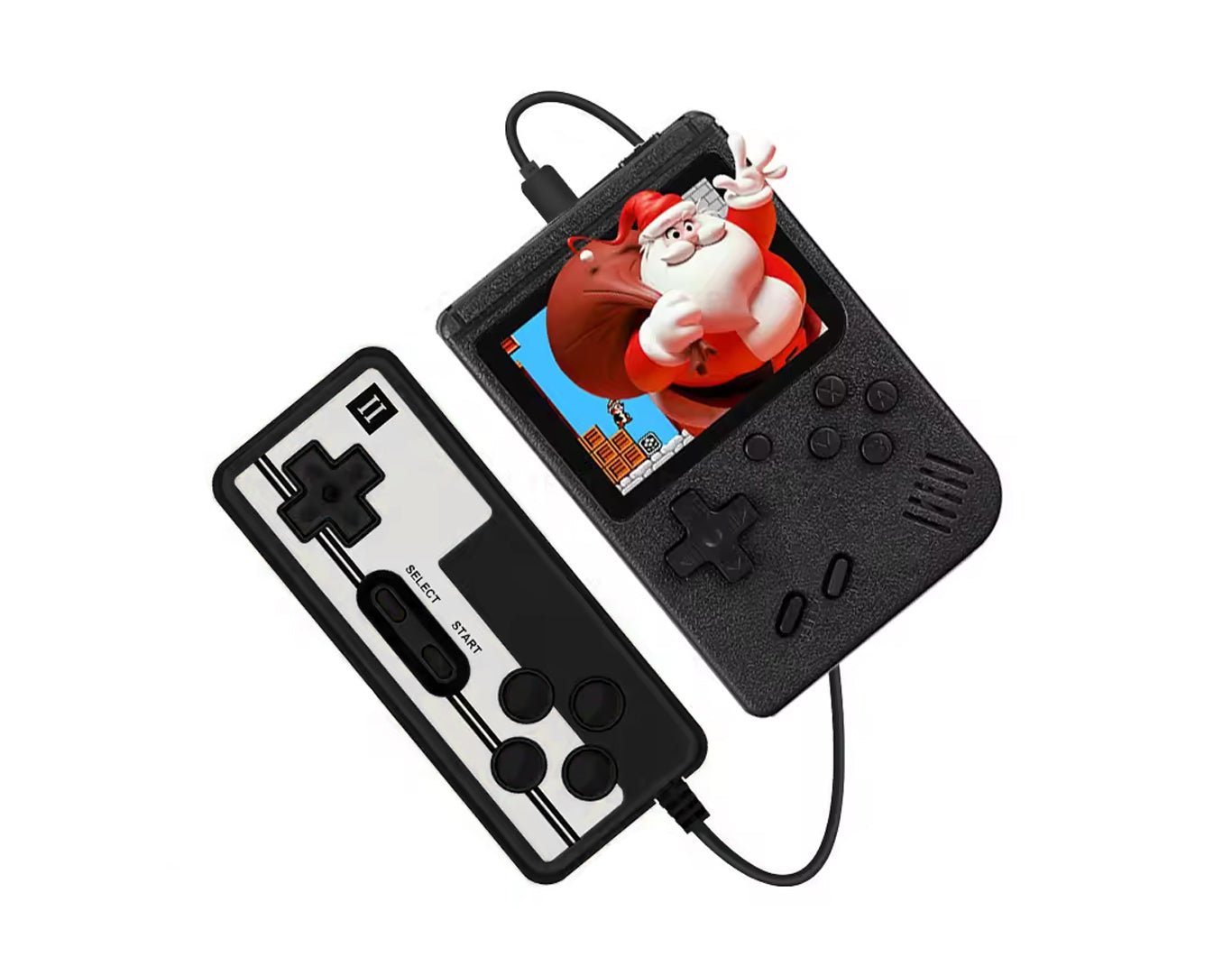 400 Game Handheld Mini Retro Gaming Console Game Pad Black KOS25001-BLK