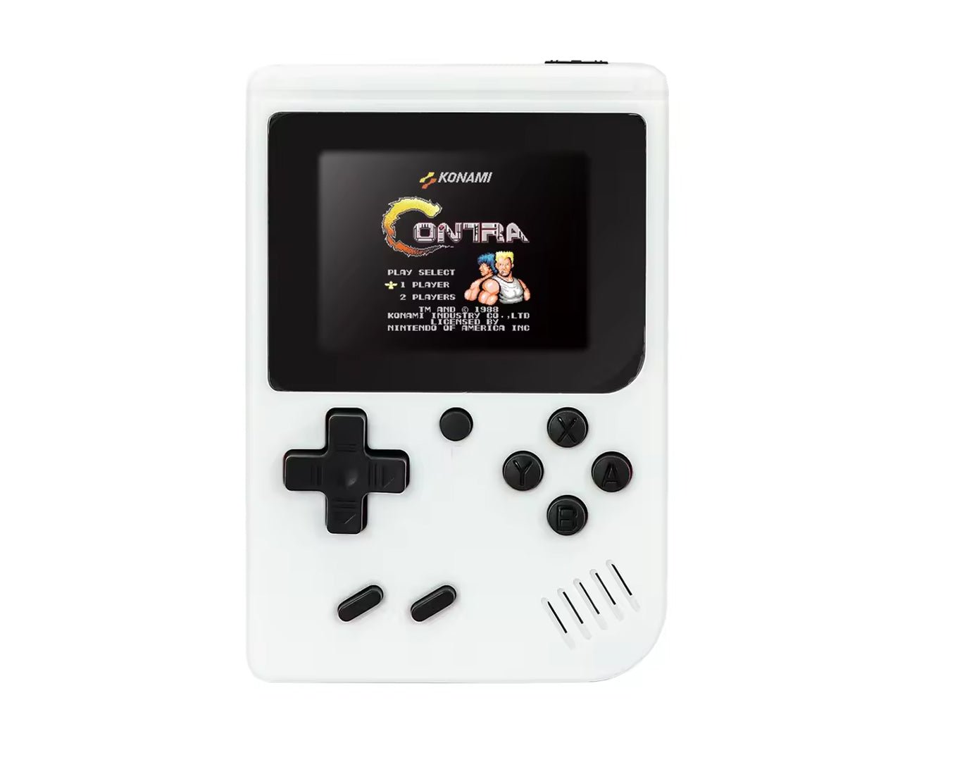 400 Game Handheld Mini Retro Gaming Console 3" Screen White KOS25002-WHT