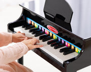 Melissa & Doug Kids Grand Piano with Stool Learn To Play