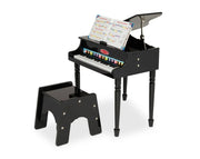 Melissa & Doug Kids Grand Piano with Stool Learn To Play