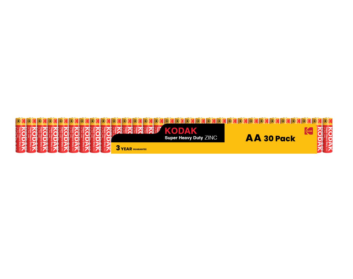 AA Kodak 30 Pack Zinc Super Heavy Duty