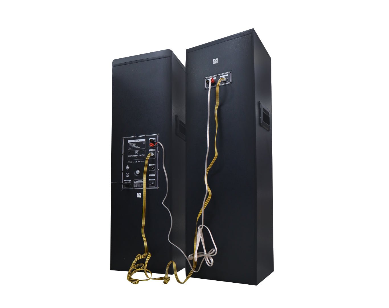 EDEN Twin Bluetooth Karaoke Speaker Towers Dual Wireless Microphones ED1001