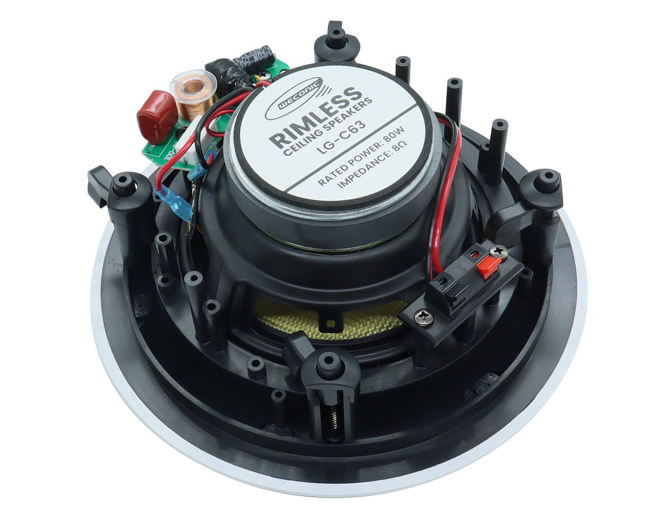 Weconic 10" Touchscreen Wall Amplifier with 6" Ceiling Speaker Package