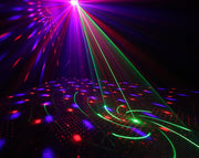 Ultimate Laser LED Disco Ball Party Light RGB Sound Activated LS03