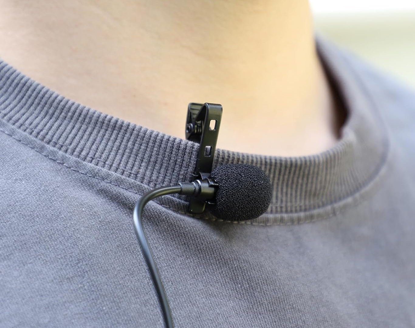 Dual Lapel Microphone Type-C Clip On Interview Podcast Lavalier TM-MB20D