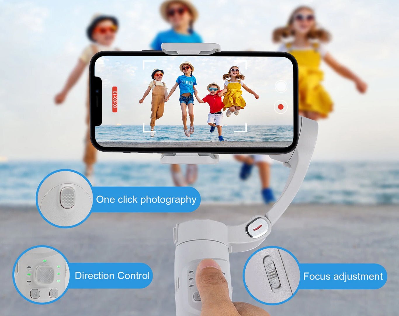 Handheld Phone Stabiliser 3-Axis Gimbal M1