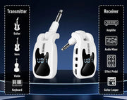 Weconic Wireless Guitar System Rechargeable Multi-Frequency MIC30