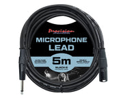 Precision Audio 1/4" to XLR Studio Stage Microphone Lead 5m MJACK5