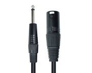 Precision Audio 5 Pack 1/4" to XLR Male Microphone Lead 10m XLRJACK10x5