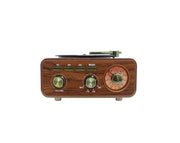 CMIK Portable Radio Retro Bluetooth Speaker AM FM SW Wood MK-626BT-WD