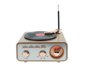 CMIK Portable Radio Retro Bluetooth Speaker AM FM SW Gold MK-626BT-GLD