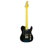 Minsine 6 String Electric Guitar Black 3m Cable Tremolo Arm MS-110-BLU