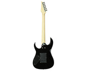 Minsine 6 String Electric Guitar Black 3m Cable Tremolo Arm MS-170-BLK