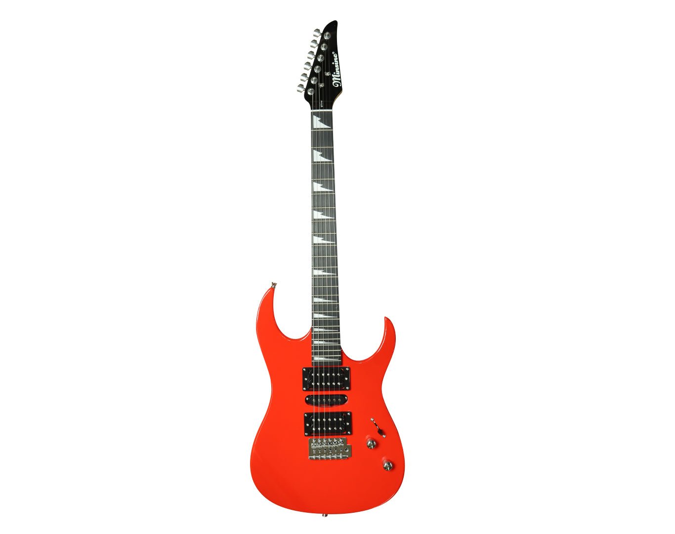 Minsine 6 String Electric Guitar Red 3m Cable Tremolo Arm MS-170-RED