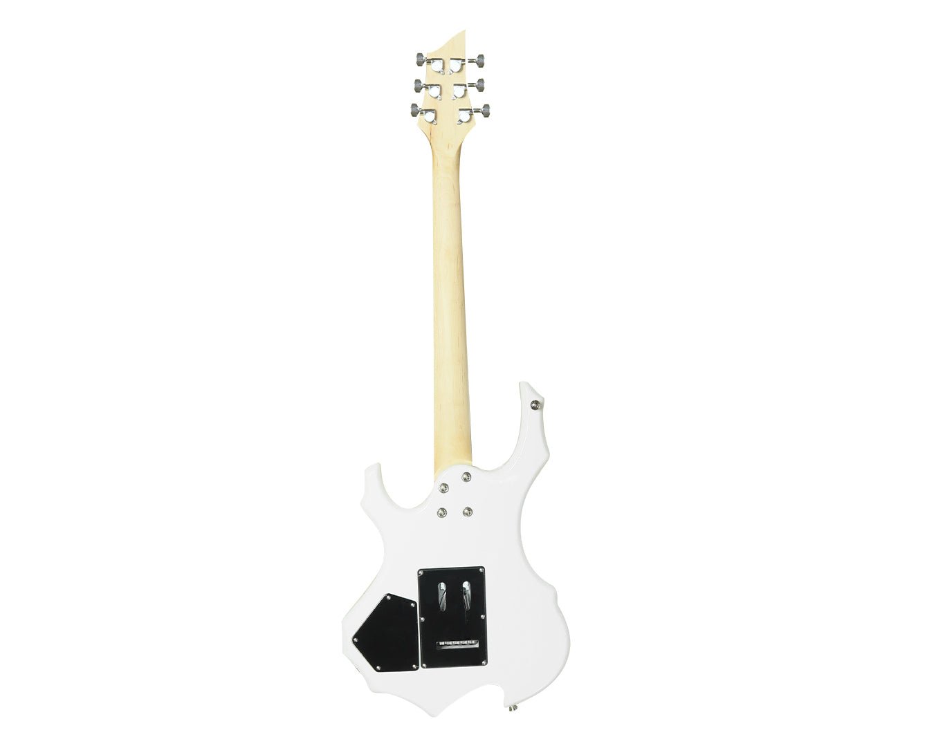Minsine 6 String Electric Guitar White 3m Cable Tremolo Arm MS-200-WHT