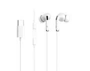 Moveteck Wired Type-C Earphones 1.2m White NC3155