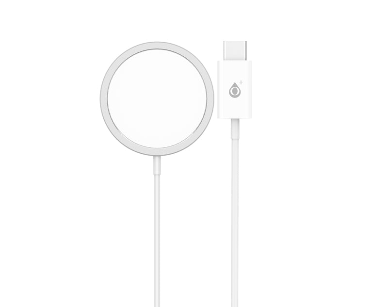 Wireless Magnetic Charger for IPX 12 13 14 15 Phones Charging Cable 15W White NA0380