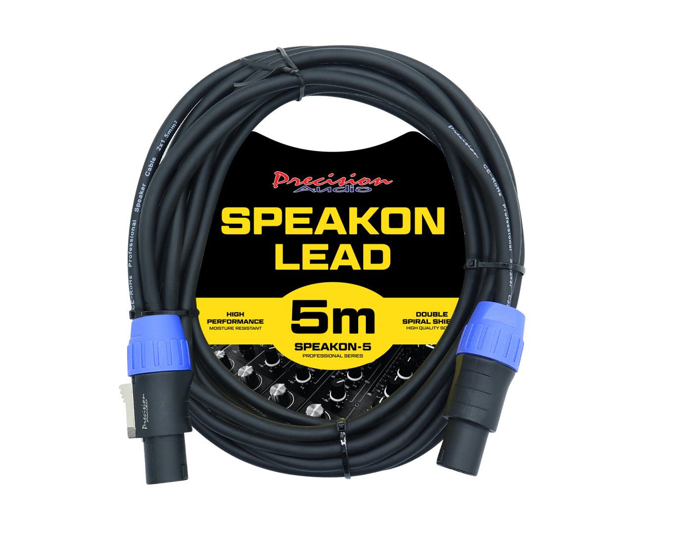 Precision Audio 5m Speakon Audio Cable SPEAKON5