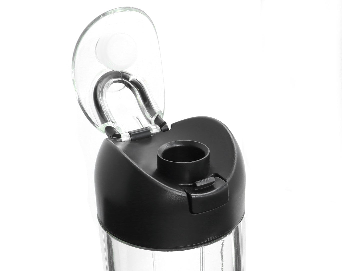 Cook With Color 414ml Portable Blender Stainless Steel Blades BPA Free Black WPB03-BLK