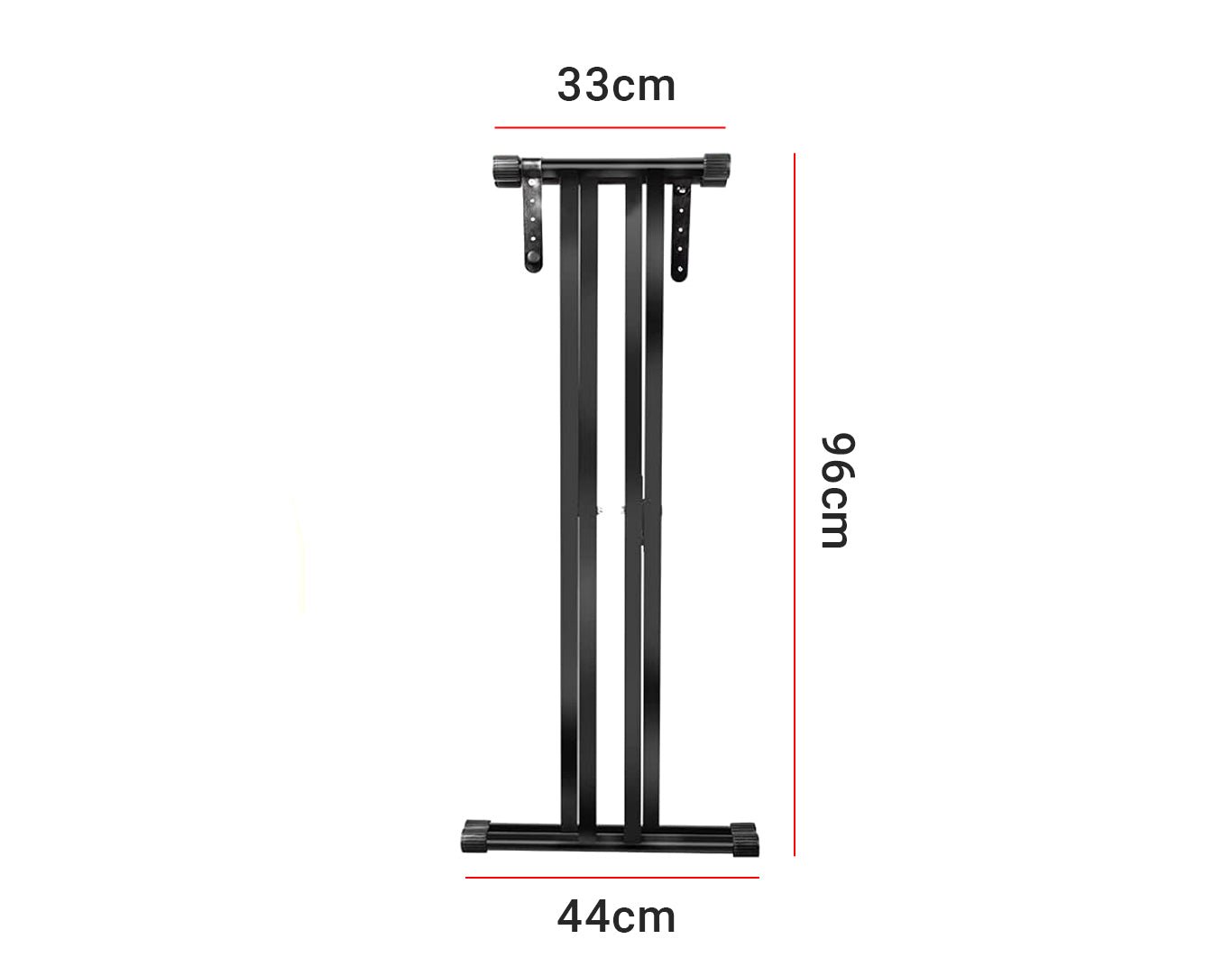 Adjustable Keyboard Stand Double Braced Rubber Supports KS2
