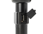 Andowl Aluminium Alloy Torch Flashlight USB Charging Q-D977B