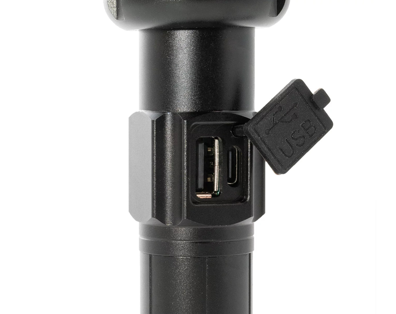 Andowl Aluminium Alloy Torch Flashlight USB Charging Q-D977B