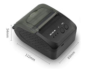 ANDOWL 58mm Portable Thermal Printer Bluetooth Rechargeable Battery Q-P01